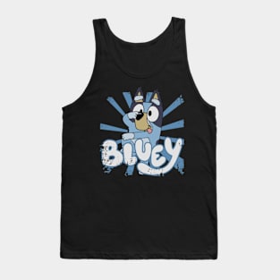 Bluey - retro 80s style Tank Top